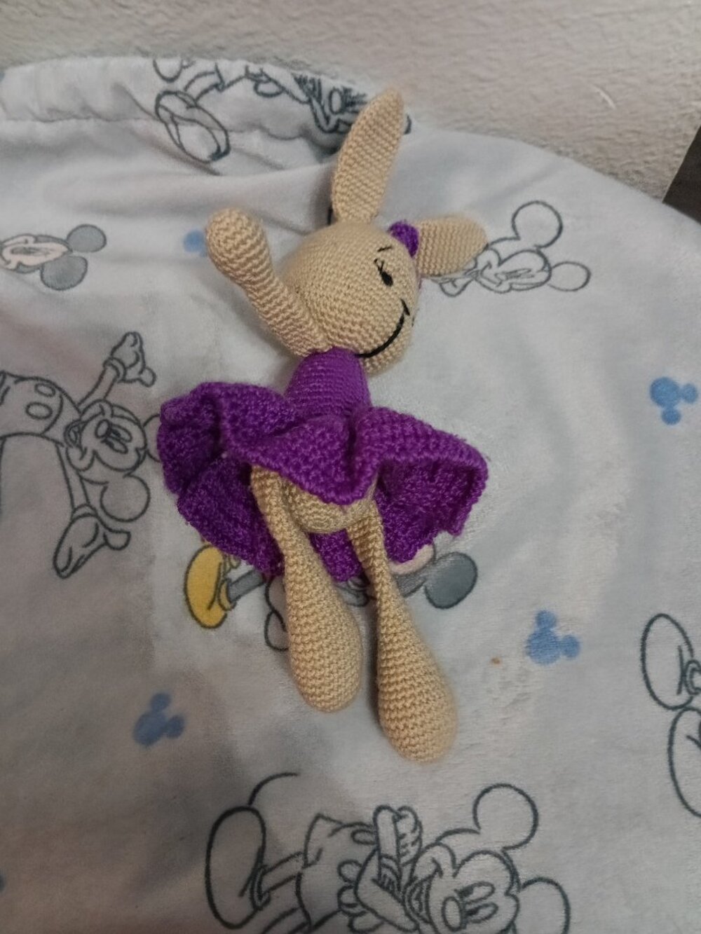Crocheted Girl Rabbit - Picture 5 of 6
